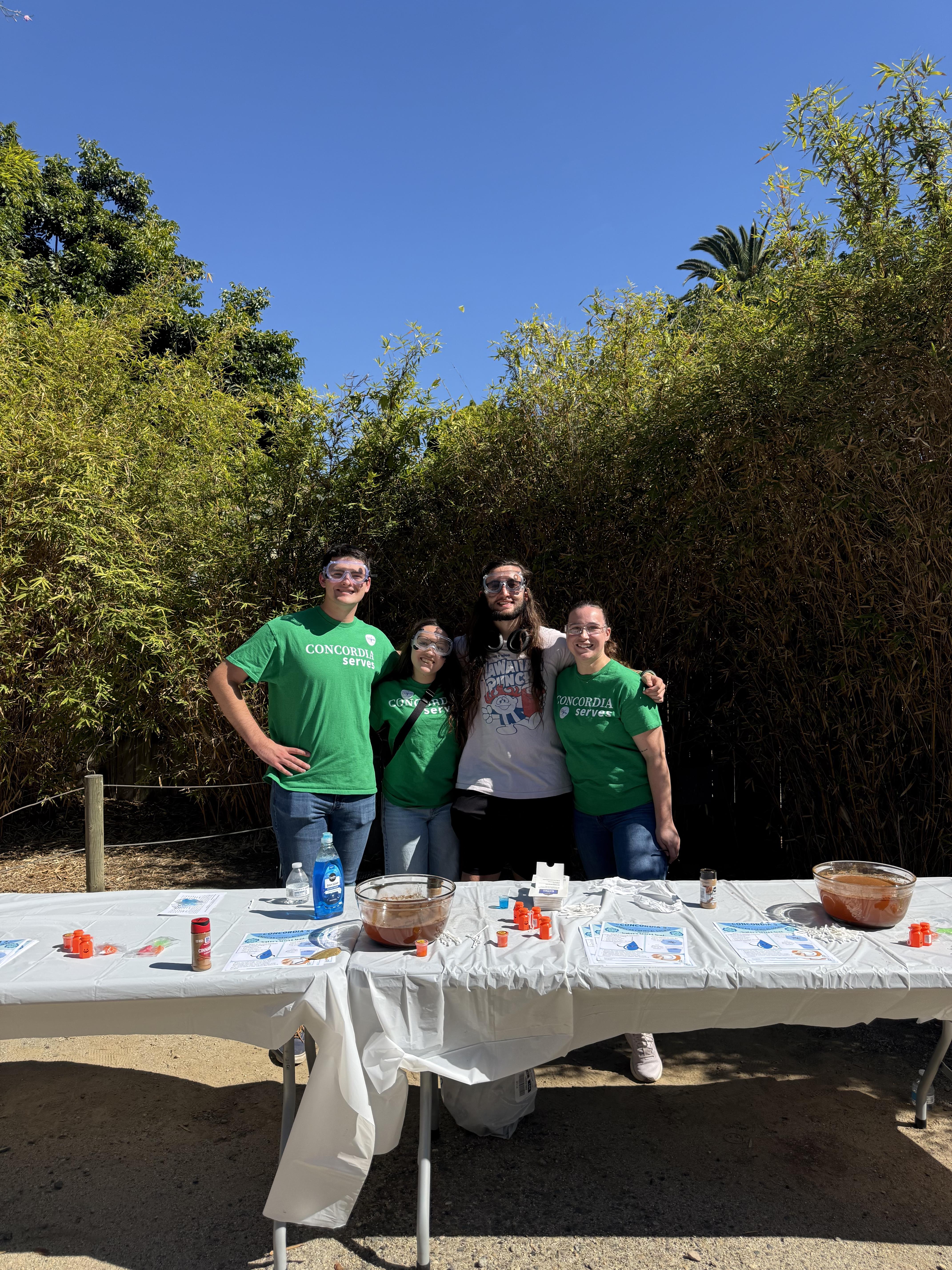 ACS Members: Left to right in pictures: Michael Lourenco, Madison Lafon, Micah McGranahan, Professor Montana Mellody